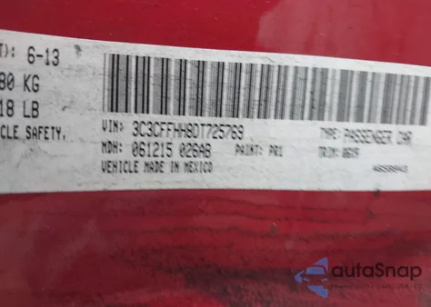 2013 Fiat 500 Turbo from USA, damaged, VIN 3C3CFFHH8DT725769